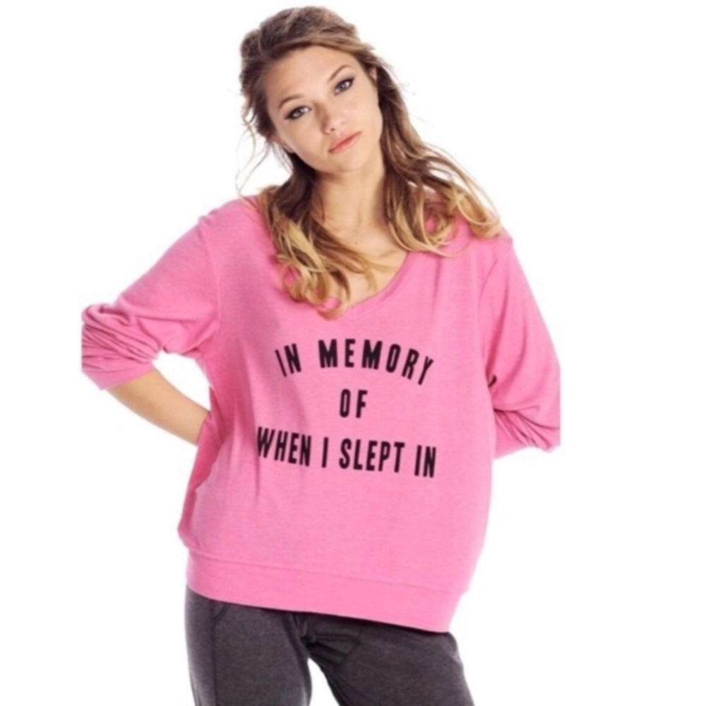 WILDFOX In Memory Of When I Slept Pullover